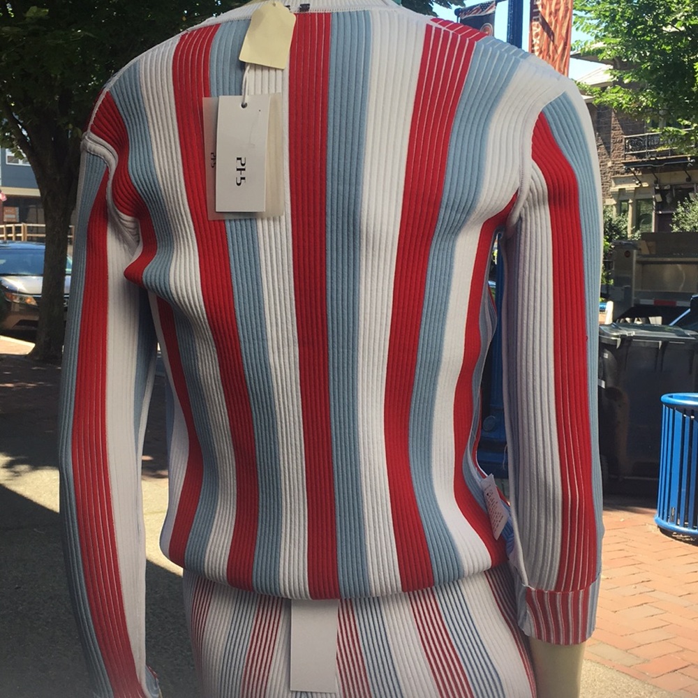 Ph5  Norma Ribbed reversible cardigan NwT - Picture 3 of 5